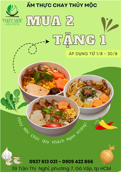 Chương trình ưu đãi - Đại lễ Vu Lan - Mua 2 tặng 1